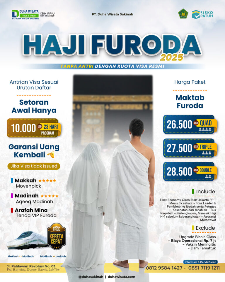 Haji Furoda tahun 2025 | Haji Maktab Furoda | Haji VIP 2025 | Haji tanpa Antri 2025