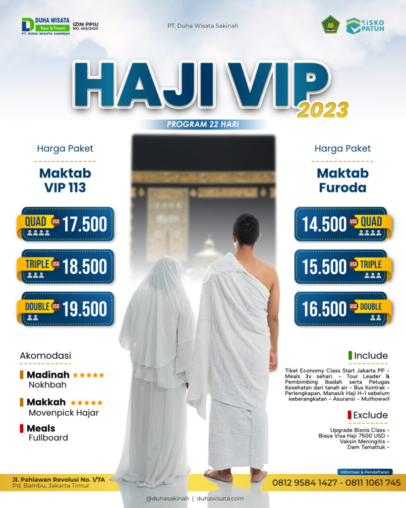 Haji VIP dan Haji Furoda 2023