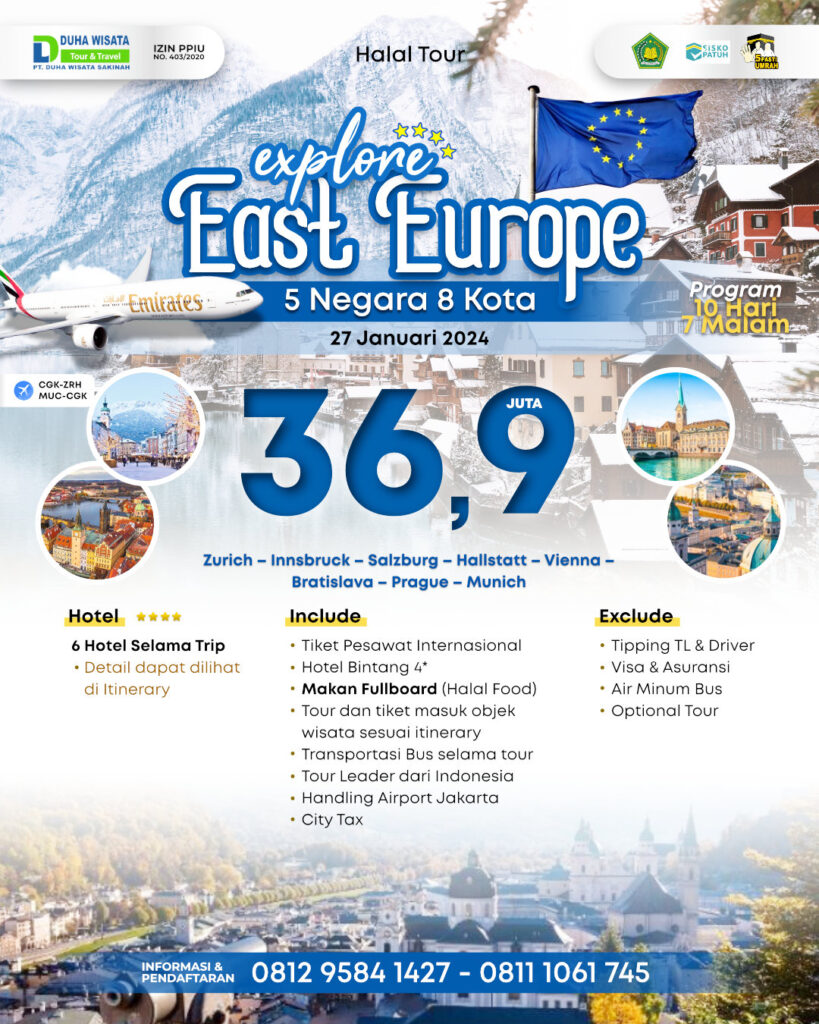 Explore East Europe | Menjelajahi Eropa Timur| Wisata Eropa | Jalan-Jalan Eropa Timur | Paket Wisata Eropa