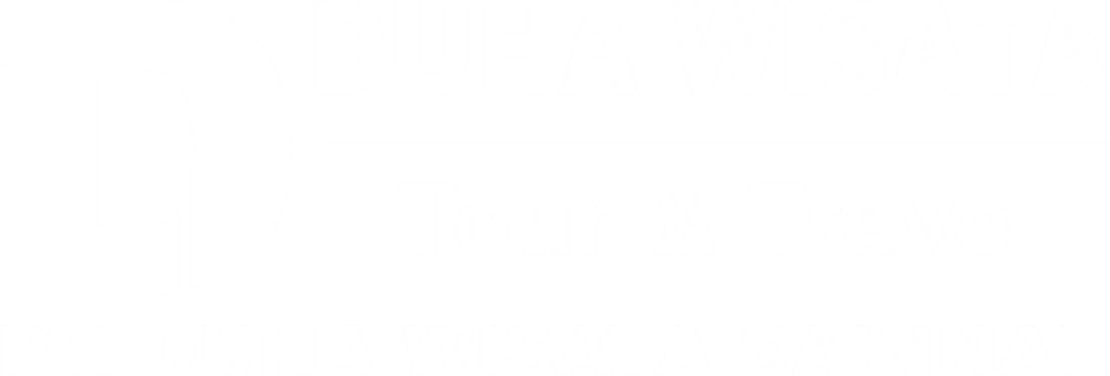 Logo Duha Wisata Sakinah (White)